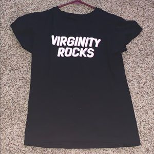 Black Virginity Rocks Tee